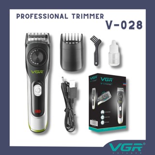 VGR NAVIGATOR PROFESSIONAL HAIR TRIMMER ปัตตาเลี่ยนตัดผมไร้สาย รุ่น V-028