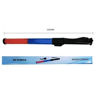 Traffic baton กระบองไฟจราจร 2 จังหวะ ชาร์จไฟได้ ไฟกระพริบ ไฟค้าง 54 CM (สีแดง สีเขียว สีแดง/สีน้ำเงิน)