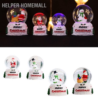 BHelper Homemall ลูกบอลแก้วคริสตัล เรืองแสง ภาษาอังกฤษ ของขวัญคริสต์มาส สําหรับเด็ก