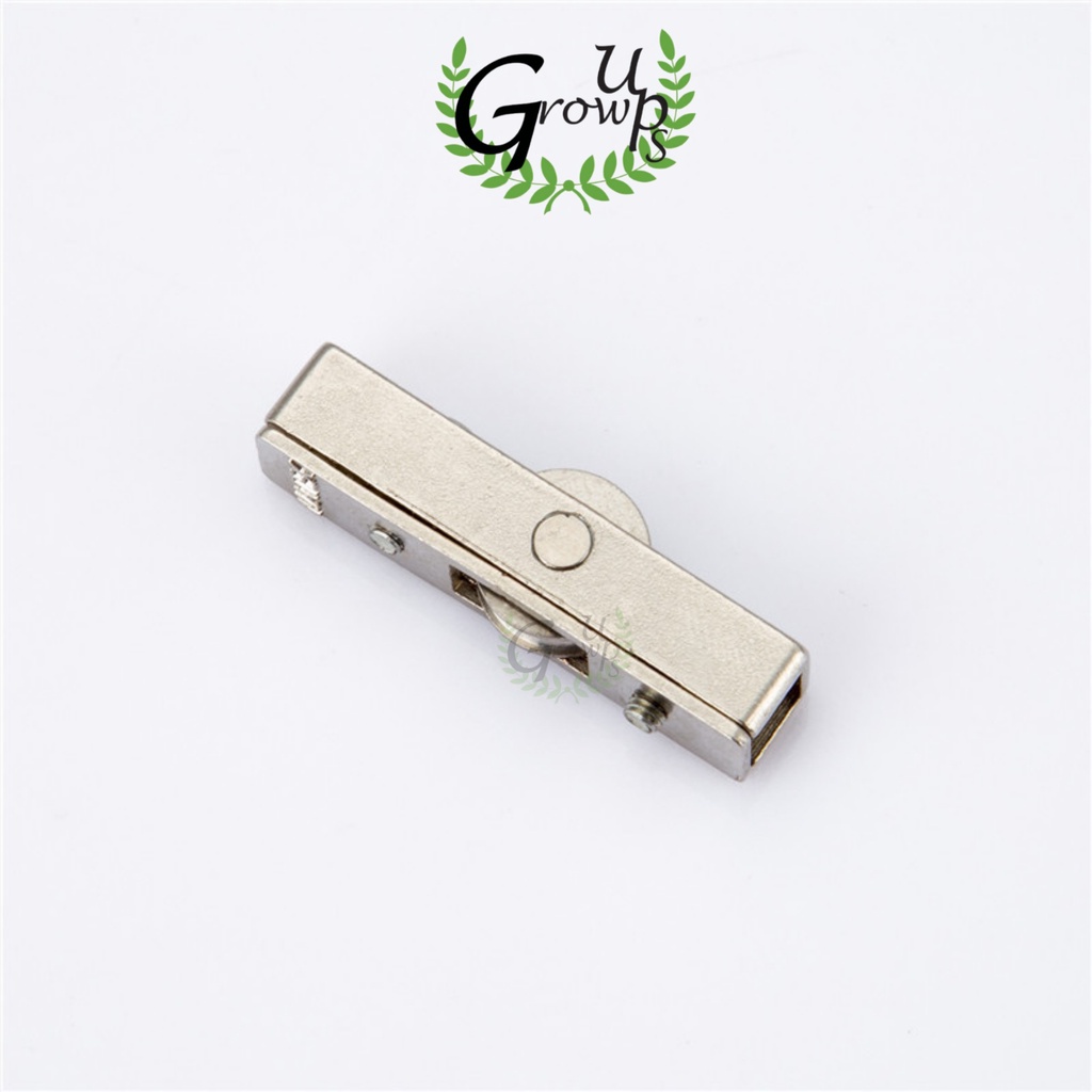 ล้อรางหนีบ ใบไม้ มีลูกปืน ลูกล้อรางตู้โชว์ ลูกล้อบานเลื่อนรางหนีบ ล้อบานเลื่อนตู้ ลูกล้อตู้กระจก ล้อ ลูกล้อ ล้อบานเลื่อน - รูปที่ 4