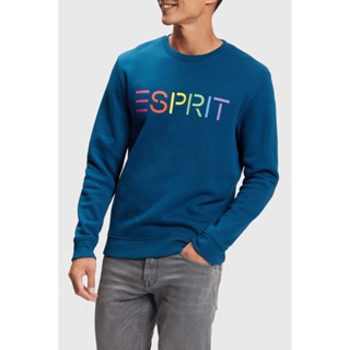ESPRIT Mens Sweatshirt regular with a logo print