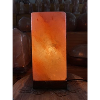 โคมไฟเกลือหิมาลายัน Himalayan Salt Lamp ทรง CUBE ขนาด 4-6 kg โคมไฟหินเกลือหิมาลัย โคมไฟ ❌หลุดQC❌