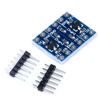 2-way 2 channel Level Converter Module IIC I2C UART SPI 3.3V to 5V 5V to 3.3V Logic Level Shifter With Pins