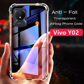 [ส่งจากไทย] เคสโทรศัพท์ วีโว่ case VIVO Y02 เคสใส เคสกันกระแทก เคส Vivo Y02