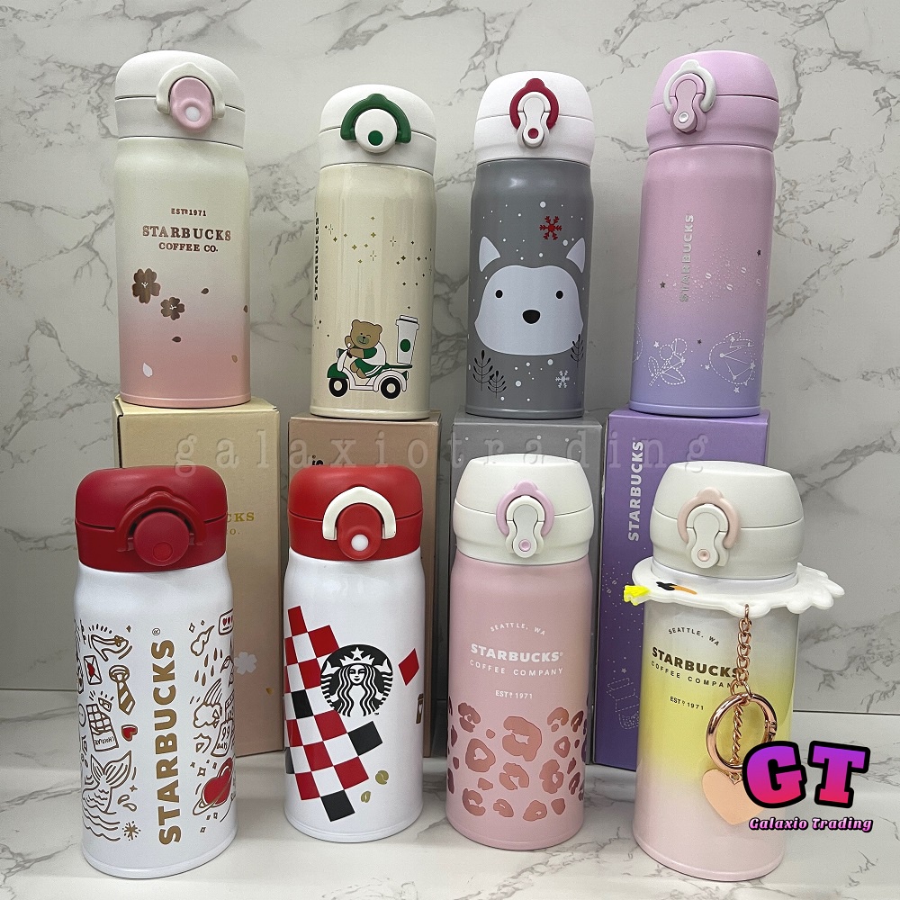 ️ Gt Little Starbucks Tumbler กระติกน้ําเก็บความร้อนน่ารัก Thermos 350ml สแตนเลส