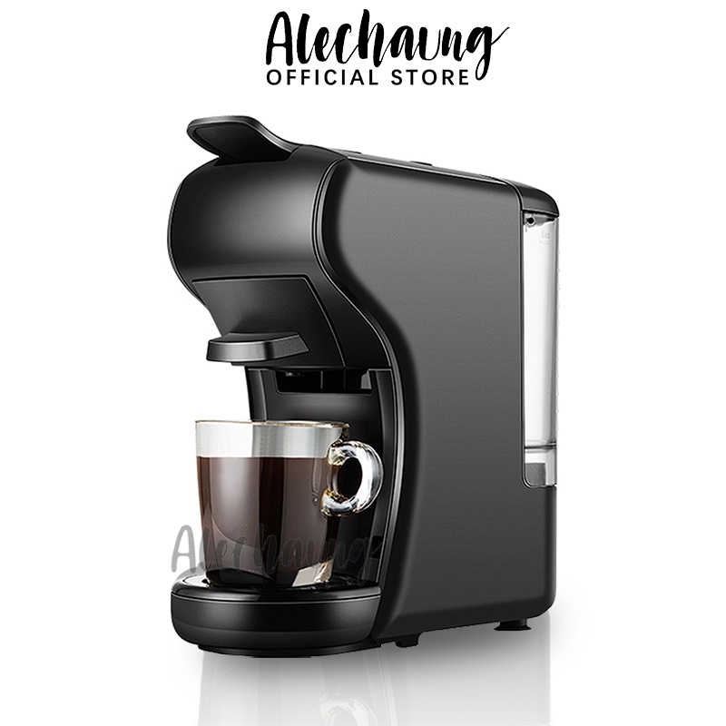 Alechaung เครื่องชงกาแฟ 3in1 ชงกาแฟ ความจุ 0.6 ลิตร ทำกาแฟ Capsule Coffee Machine
