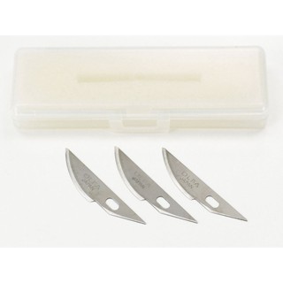 TAMIYA 74100 MODELERS KNIFE PRO REPLACEMENT BLADE (CURVED, 3PCS.)