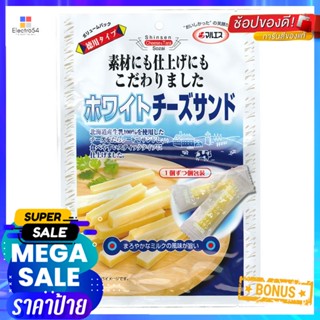 มารุอิสุไวท์ชีสแซนวิสปลาเส้นชีส 58กรัม Maruisu White Cheese Sandwich Fish Snack Cheese 58g.