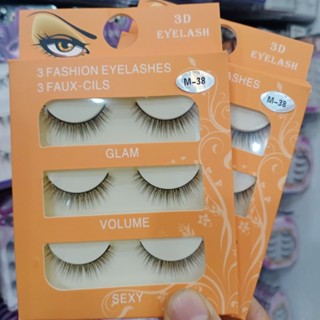 ขนตาปลอม 3D EYELASH (M-38)