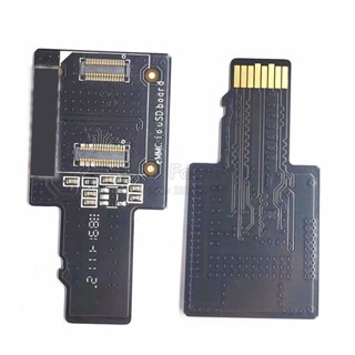 Emmc to uSD Board สําหรับ ROCK PI 4 อะแดปเตอร์บอร์ด Micro SD eMMC โมดูล สีดํา