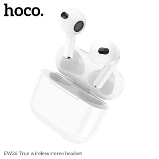 HOCO EW26 หูฟังบลูทูธ หูฟังไร้สาย BT 5.3 ไมค์ในตัว คุยสายได้ รองรับ iOS, Android, PC Bluetooth หูฟัง สมอลทอร์ค TWS hc3