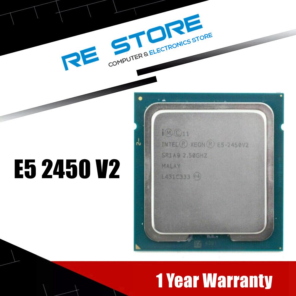 【พร้อมส่ง】intel Xeon e5 โปรเซสเซอร์ CPU 2450v2 e5 2450 V2 2.5GHz 8 แกน ...