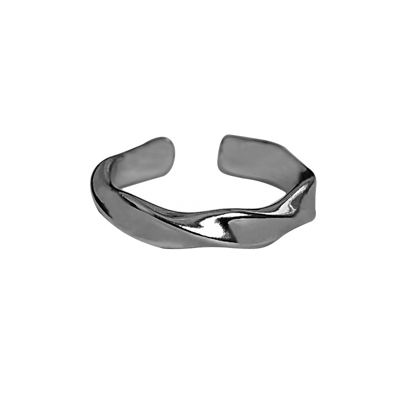 ต่างหูแหวน ชุบเงิน ดีไซน์เรียบง่าย ระดับไฮเอนด์ เข้ากับทุกชุด - รูปที่ 7