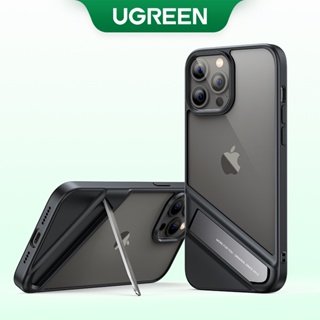 Ugreen เคสโทรศัพท์มือถือ แบบใส พร้อมขาตั้ง สําหรับ iPhone 13 pro max