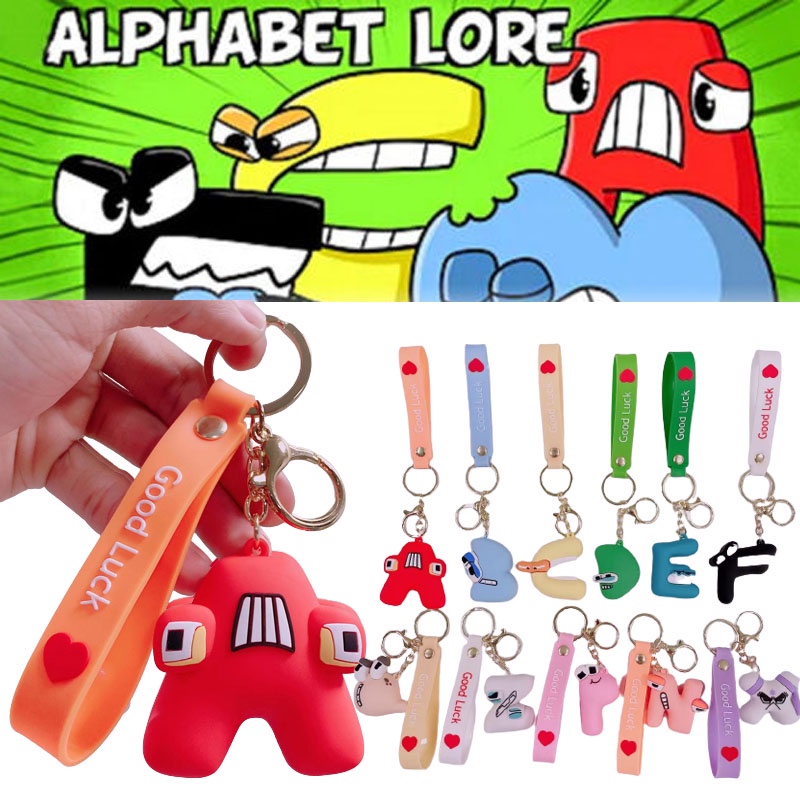 Lore Alphabet Bag Pendant Stickers Gift Toys พวงกุญแจ