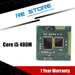 【พร้อมส่ง】intel Core ซ็อกเก็ตโปรเซสเซอร์ CPU i5 480m 2.66G 3M 2.5GT /s G1 SLC27 PGA 988