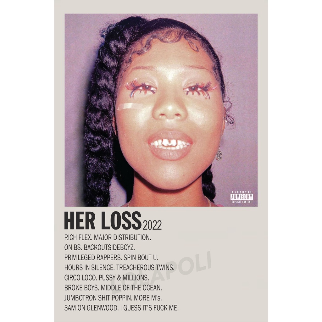 โปสเตอร์ปก อัลบั้ม Her Loss - Drake & 21Savage