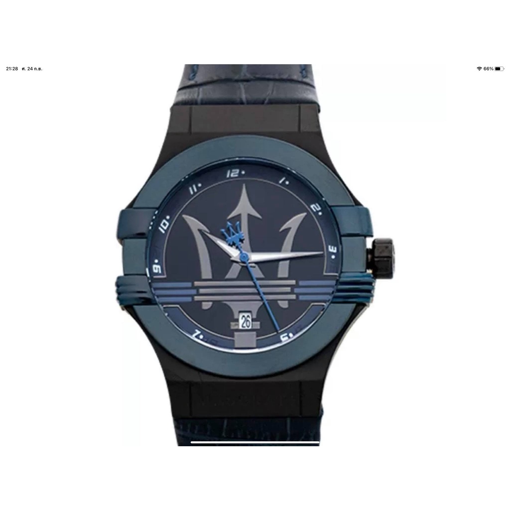 นาฬิกา MASERATI MEN'S R8851108007 POTENZA QUARTZ พร้อมกล่อง (ใหม่)