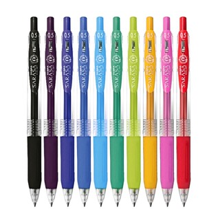 Zebra Sarasa ปากกาเจล 0.5 มม. JJ15 Japan MUJI (สีดํา สีน้ําเงิน สีแดง)