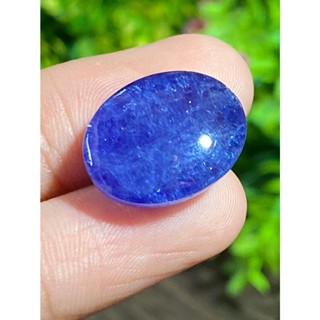 พลอย แทนซาไนท์ Tanzanite 25.16 กะรัต (Cts.) พลอยแท้ อัญมณีมงคลประจําวันเกิด เครื่องประดับพลอย