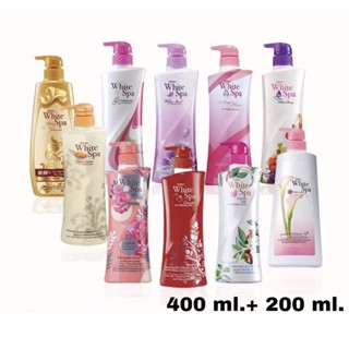 ไวท์ สปา โลชั่น มีสทีน แพ็คคู่ 400มล.+200 มล.Mistine  White Spa Lotion