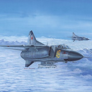 Academy Hobby ชุดโมเดลพลาสติก สเกล 1/48 Mig-23M Flogger-B