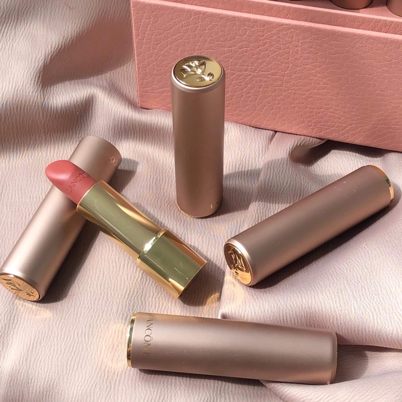 (📍สินค้าป้ายไทย) ลิปรุ่นใหม่ เคาเตอร์หมดไวมากกก ‼️LANCOME  L’ABSOLUE ROUGE INTIMATE SOFT MATTE LIPSTICK