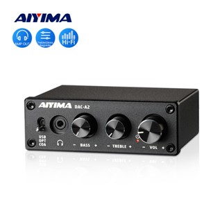 Aiyama DAC-A2 Mini Amplifiicador 2 . 0 Hifi Usb 24 Bit 96 Khz เอาท์พุตเอาท์พุท