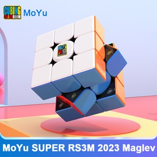 【สำหรับการประกวด】Moyu รูบิค 3x3 แม่เหล็ก สีไม่ลอก หมุนลื่น moyu rs3m 2023 maglev GAN356 M Rubik Magnetic เกมรูบิคแบบเร็ว