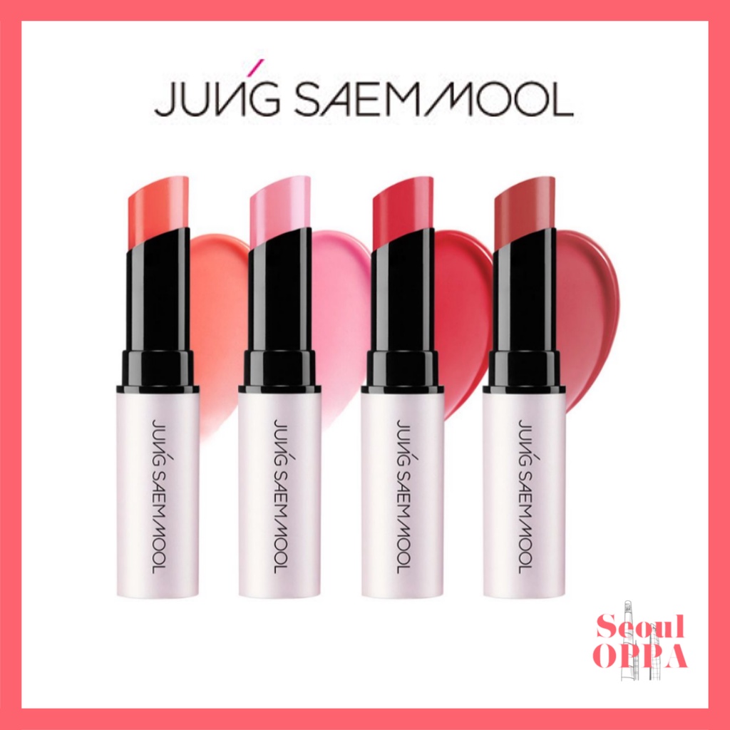 [Jung Saem Mool] LIP-PRESSION Water Tinted Lip Balm 4.5g 4 Colors ลิปมันลิปสติกทินท์ 4 สี Non Sticky Lip Gloss Tint Lipstick