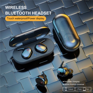 หูฟังบลูทูธ หูฟังสเตอริโอ หูฟังไร้สาย แยกเสียงซ้ายขวา TWS Wireless bluetooth 5.0 Earphone Earbud รุ่น