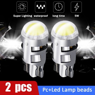 หลอดไฟเลี้ยว Led T10 1SMD 3030 สว่างมาก สีขาว อุปกรณ์เสริม สําหรับรถยนต์ 2 ชิ้น