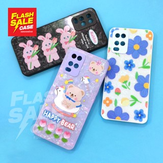 Xiaomi Redmi 9Aเคสมือถือกระจกลายหินอ่อน,เกร็ดน้ำแข็งพิมพ์ลาย กันเลนส์กล้อง