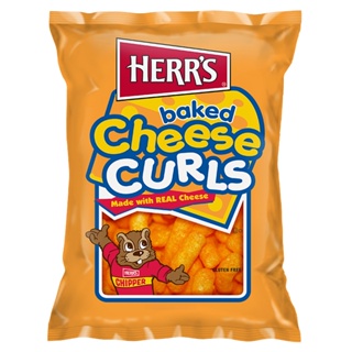 Baked Cheese Curls Herrs 198.5 G.