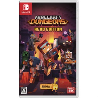 Minecraft Dungeons Hero Edition Nintendo Switch วิดีโอเกมจากญี่ปุ่น หลายภาษา ใหม่