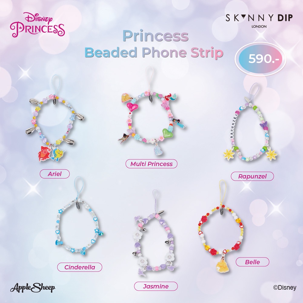 [ Skinnydip Disney Phone Strap ] สายคล้องมือถือ สายคล้องโทรศัพท์ สายคล้องสำหรับไอโฟน ที่คล้องมือถือ 