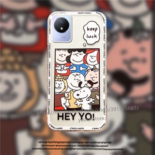 พร้อมส่ง เคสโทรศัพท์มือถือแบบนิ่ม TPU กันกระแทก ลายการ์ตูนสนูปปี้ สําหรับ VIVO Y02 Y02s Y16 Y35 Y22 Y22s V25e V25 Pro 5G เคส Phone Case