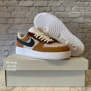 รีองเท้า Nike AF1 รองเท้าหนังแฟชั่น รองเท้าลำลองฃใส่เที่ยว