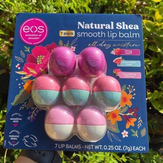 EOS Natural Shea Smooth Lip Balm - Set 7 Pack