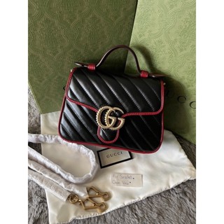 Gucci Marmont mini top handle bag ( New )