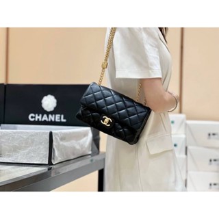 พร้อมส่งNew Chanel Flap bag Lambskin (Ori)VIP  หนังอิตาลีนำเข้างานเทียบแท้