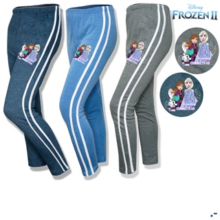 กางเกงขายาวเด็ก ผู้หญิง 4-10 ปี Disney Frozen โฟเซ่น ลิขสิทธิ์แท้ เลคกิ้ง Legging กางเกงขายาว กางเกง