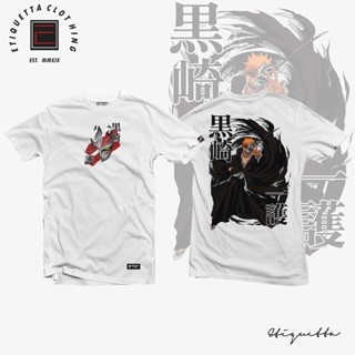 เสื้อ Tshirt Anime Shirt   Bleach  Ichigo  Hollow เสื้อยืดแขนสั้นเสื้อยืดการ์ตูนญี่ปุ่นอะนิเมะชายและหญิง