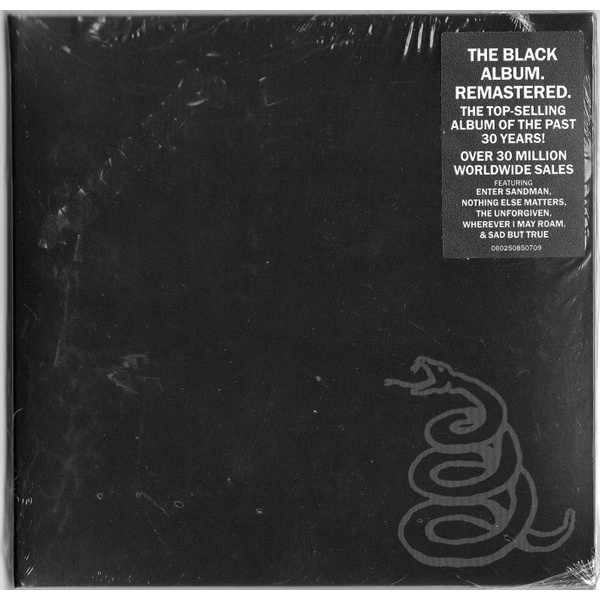 ซีดี CD metallica black album ***made in eu มือ1