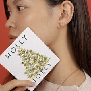 Holly jolly earring set (Xmas22 Collection)