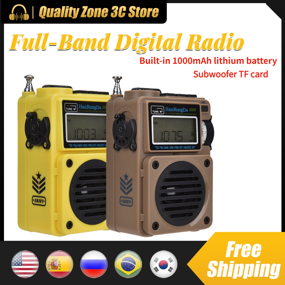 Radio FM Portable FullBand Radios Receiver 5.0