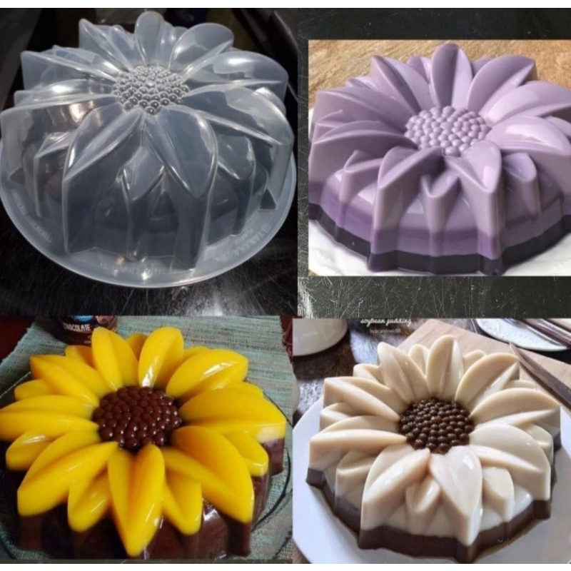 Matahari sunflower agar Mold/Plastic agar Pan/sunflower Pudding Mold/sunflower agar Mold