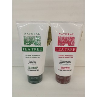 TEA TREE FACIAL FOAM (140 G.) ที ทรี เฟเชียล โฟม มี 2 สูตร