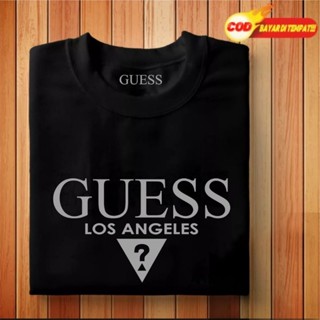 Guess เสื้อยืดแขนสั้น คอกลม พิมพ์ลาย แฟชั่นฤดูร้อน สําหรับผู้ชาย