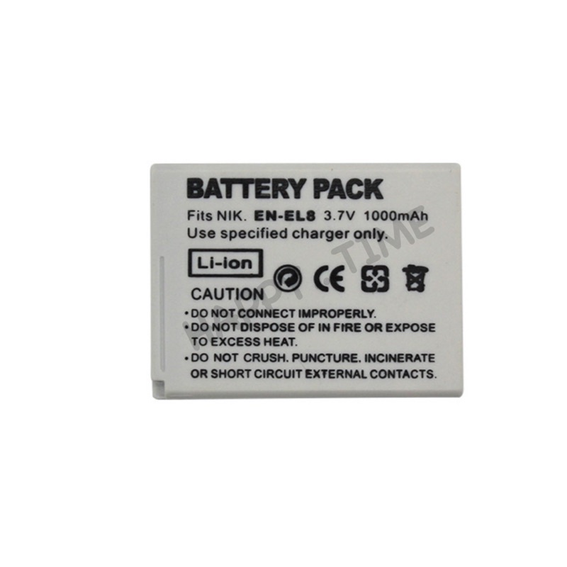 EN-EL8 \ ENEL8 Replacement Battery for Nikon Coolpix P1,P2,S1,S2,S3,S5,S50,S51,S52,S6,S7,S8,S9